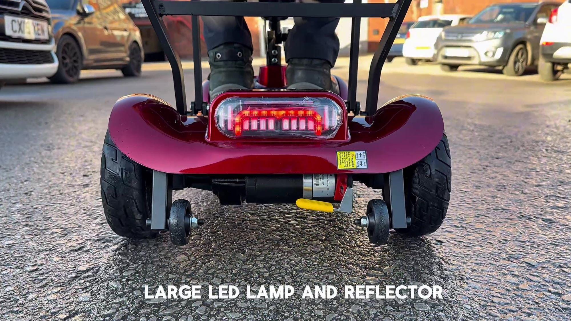 X7 Folding Mobility Scooter rear light