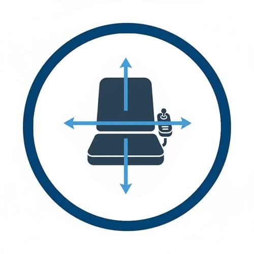Electric wheelchair bigger seat