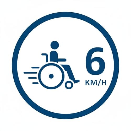 Electric wheelchair speed