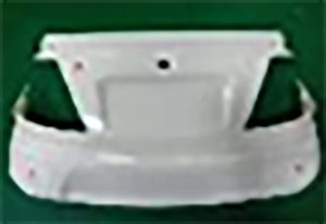 Rear Bumper Plastic Cover Black For X13 Mobility Scooters